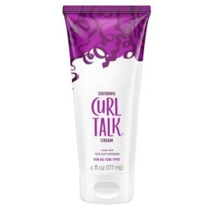 Curll Talk Defining Cream with Rice Curl Complex, Frizz Control, 6 fl oz